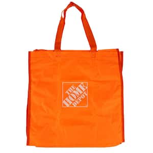 7.25 in. Orange Reusable Shopping Bag