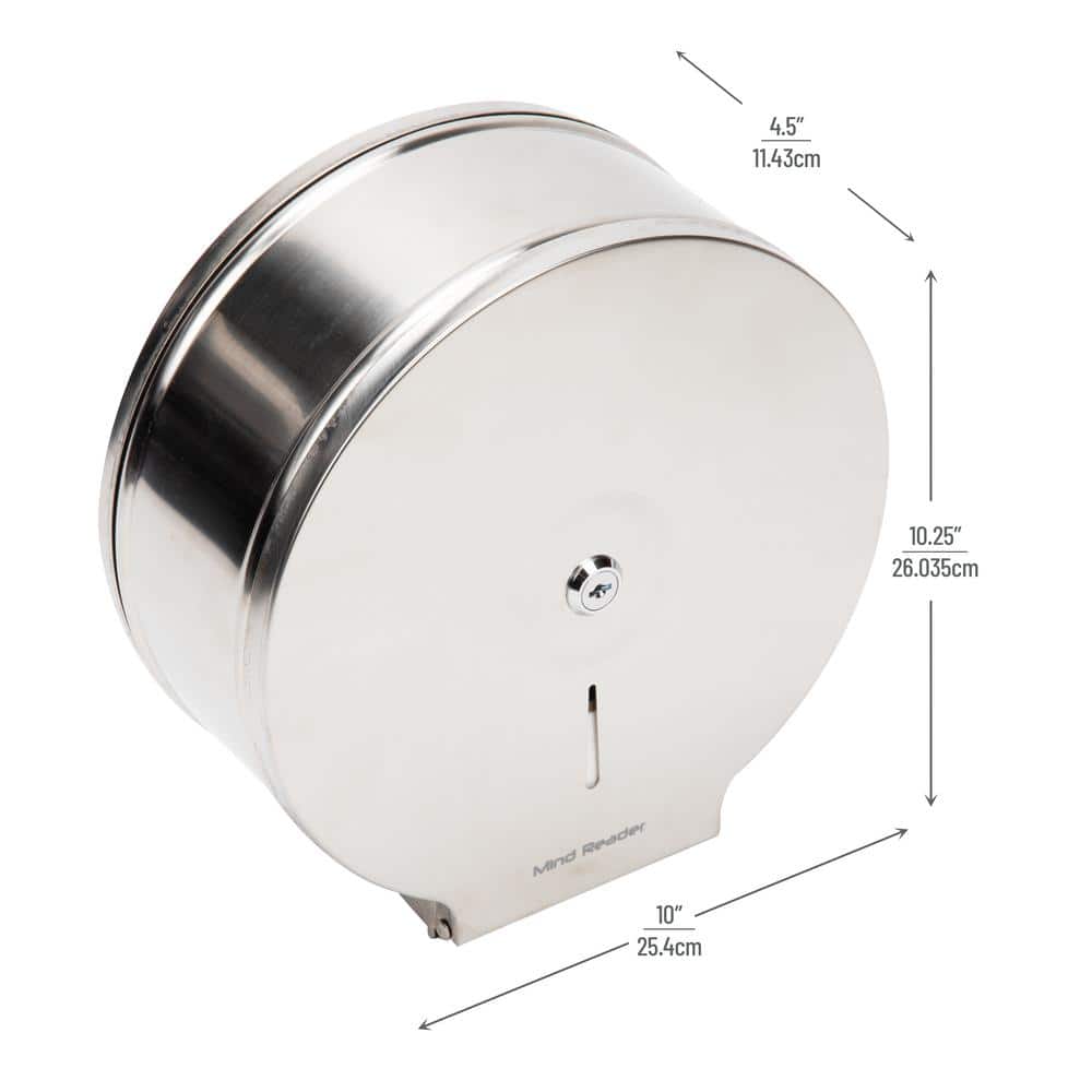 Stainless Steel Wall-Mounted Commercial Toilet Paper Dispenser