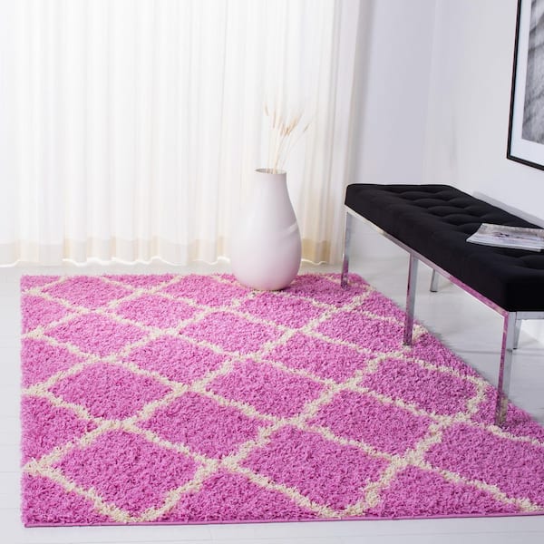 Townsend 3 ft. x 5 ft. Pink/Ivory Geometric Area Rug