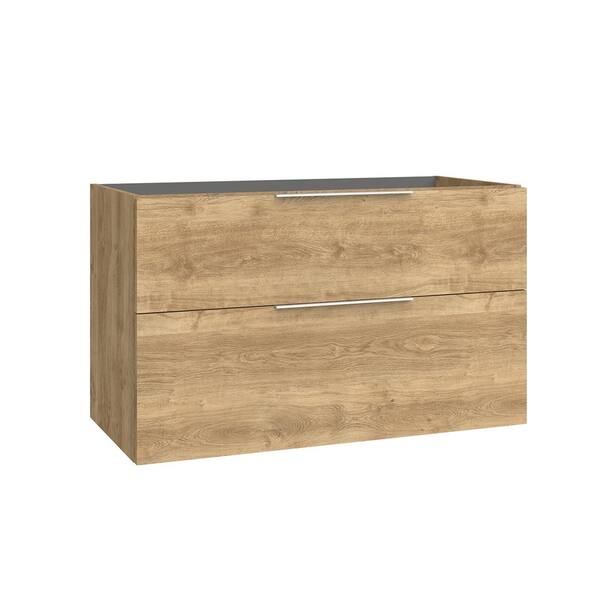 Dalia 38.9 in. Bath Vanity Cabinet without Top in Natural Oak Assembled
