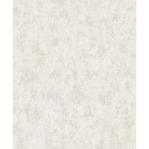 Haliya White Metallic Plaster Non-Woven Paper