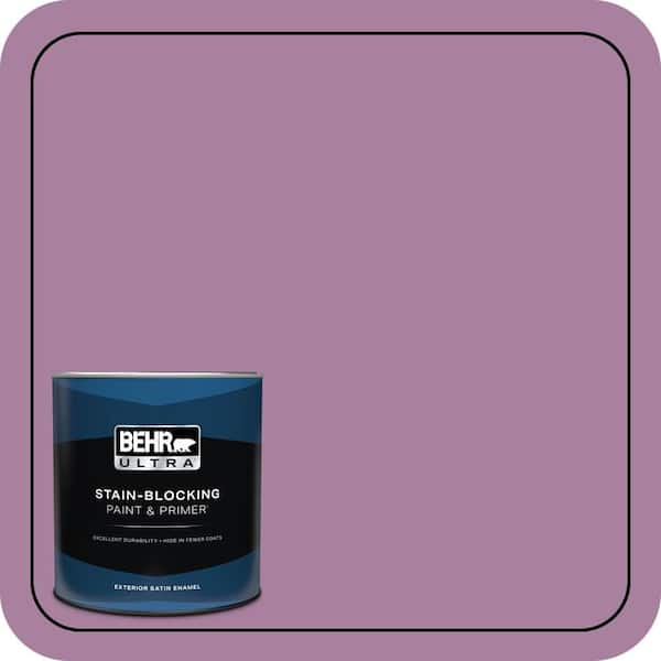 BEHR ULTRA 1 qt. #M110-5 Amazonian Orchid Satin Enamel Exterior Paint & Primer