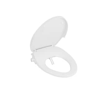 Hydrotech(TM) Non- Electric Bidet Seat for Elongated Toilet in White