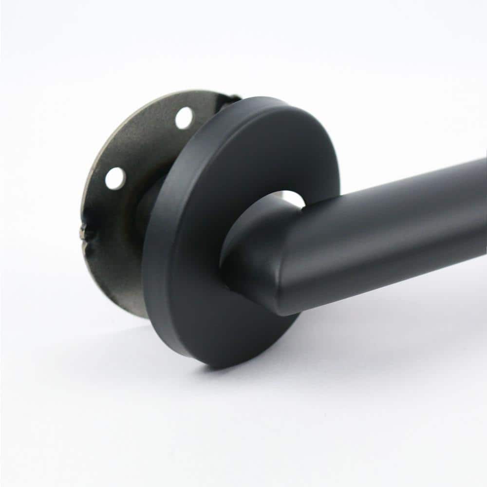 12'' Matte Black Stainless Steel Wall Mounted Grab Bar
