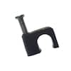 Gardner Bender 1/4 in. Black Polyethylene Clip-On Coaxial Masonry ...