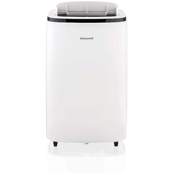 Honeywell 14,000 BTU Portable Air Conditioner with Dehumidifier in Black and White