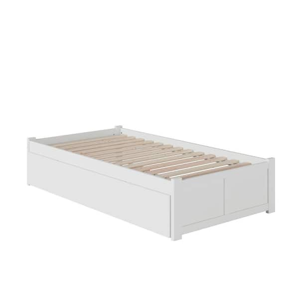 Atlantic furniture concord queen bed with on sale footboard and twin extra long trundle