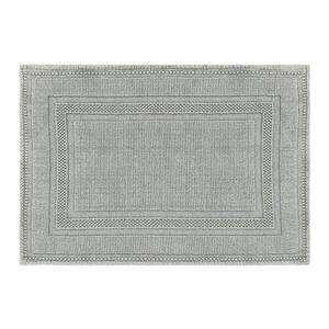 Jean Pierre Cotton Stonewash Racetrack 17 in. x 24 in. Bath Rug in ...