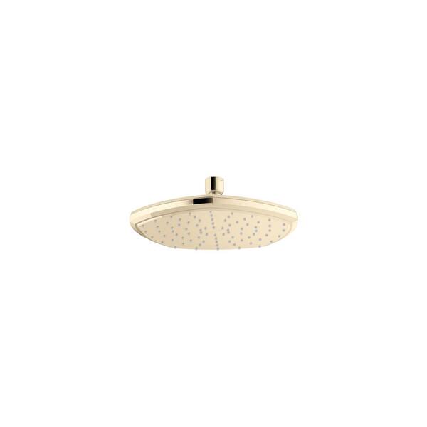 KOHLER Occasion 1-Spray Patterns with 1.75 Gpm 8.25 in. Wall Mount Fixed Shower Head in Polished Chrome