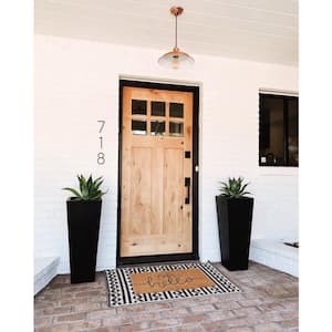 Krosswood Craftsman Rustic Knotty Alder Prehung Entry Door