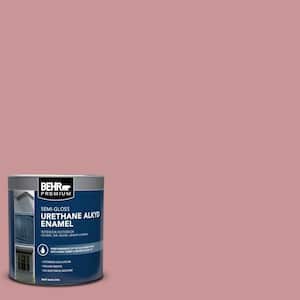 1 qt. #S140-4 Minstrel Rose Semi-Gloss Enamel Urethane Alkyd Interior/Exterior Paint