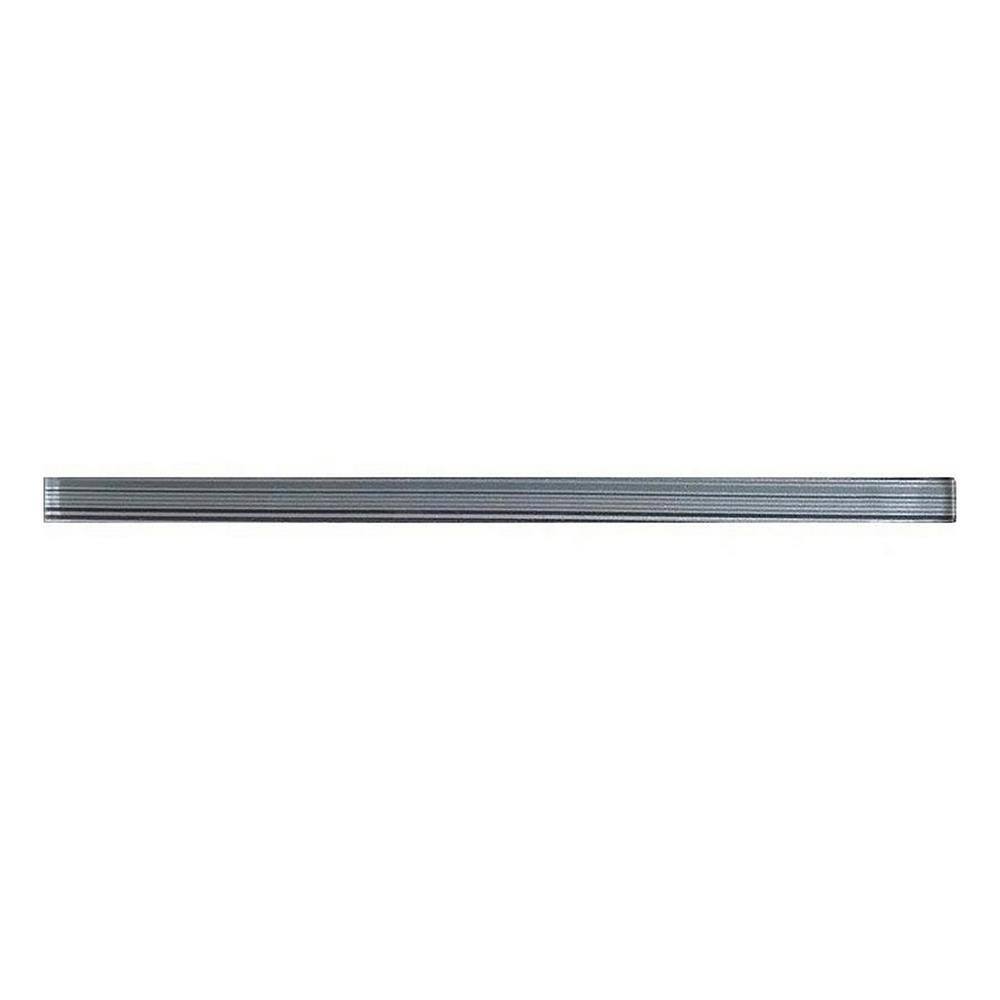 Apollo Tile 10 pack 0.6-in W x 12-in L Glass Glossy Pencil Liner Tile Trim (0.5 Sq ft/case)