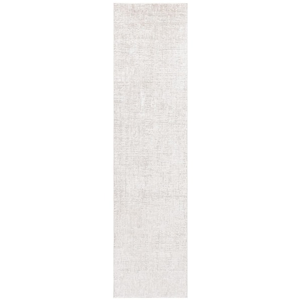 SAFAVIEH Carter 2 ft. x 8 ft. Ivory/Taupe Distressed Modern Runner Rug