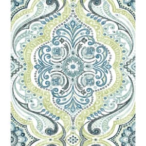 RoomMates Bohemian Damask Peel and Stick Wallpaper (Covers 28.18 sq. ft ...