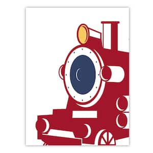 Eat Sleep Trains III Gallery-Wrapped Canvas Wall Art Unframed Abstract Art Print 20 in. x 16 in.