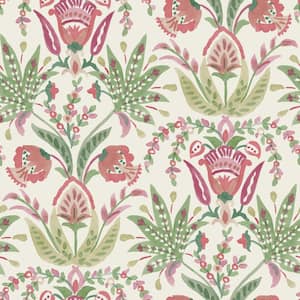 Seaside Jacobean Pre-pasted Wallpaper (Covers 56 sq. ft.)