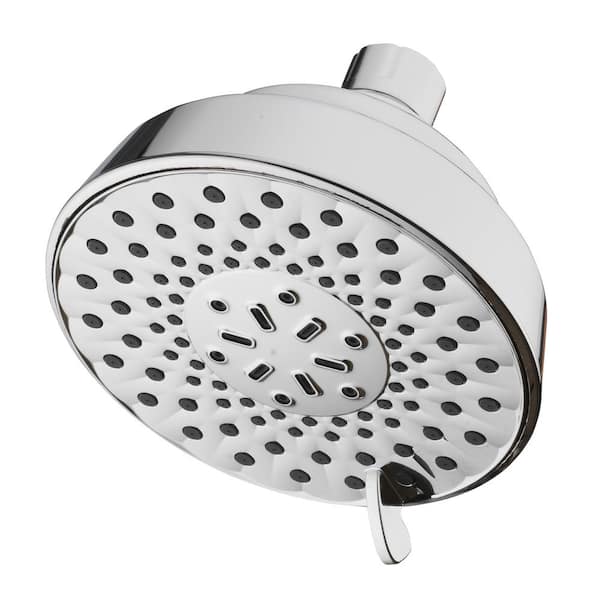 Glacier Bay 5-Spray patterns 5 in. Single Wall Mount Fixed Shower