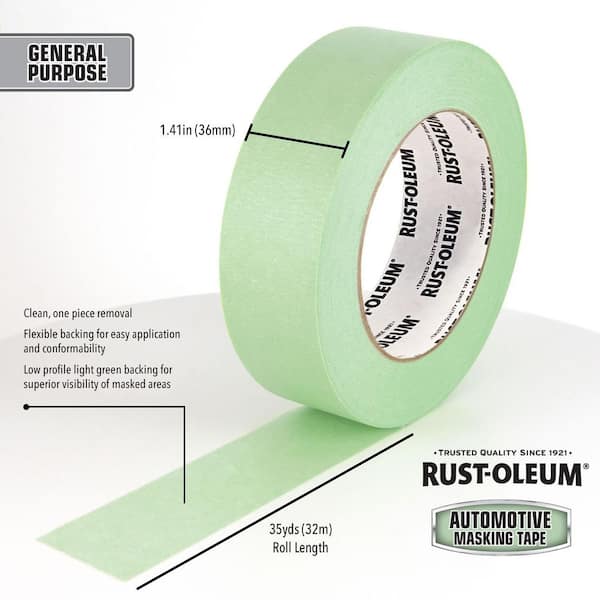 6-Roll High-Temp Fine Line Masking Tape Set – Vinyl, 1/16" To 1/6" Widths, 36 Yards Each, For Automotive Paint & Curves