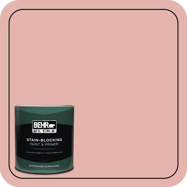 BEHR ULTRA 1 qt. #HDC-SP16-09 Dahlia Semi-Gloss Enamel Exterior Paint & Primer