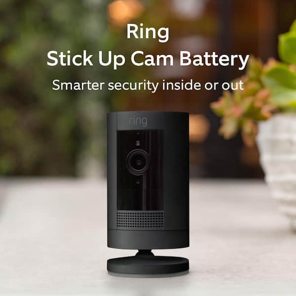 Stick Up Cam Battery - Indoor/Outdoor Smart Security Camera with Two-Way Talk, Color Night Vision, Live View, Black