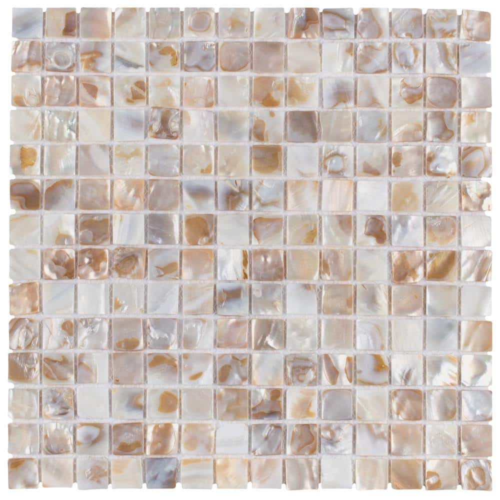Conchella Square Natural 6 in. x 6 in. Natural Shell Mosaic Take Home Tile Sample price history on PriceWatchPro
