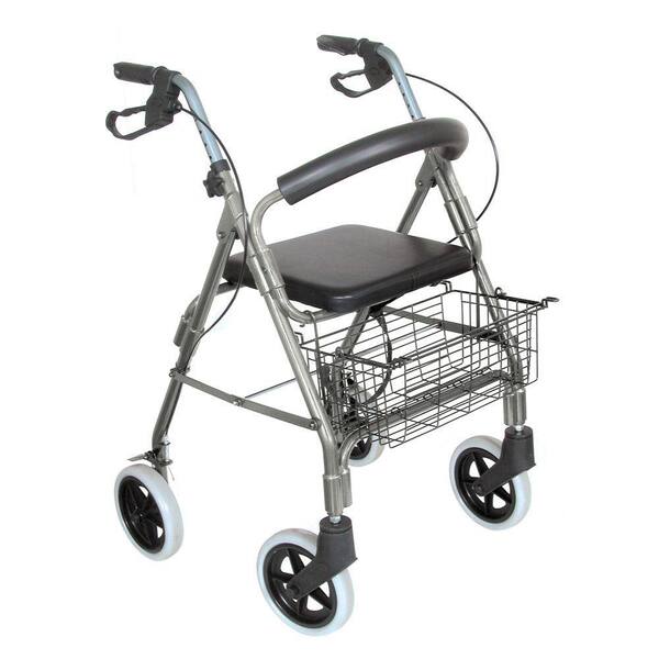 DMI Lightweight Rollator in Aluminum