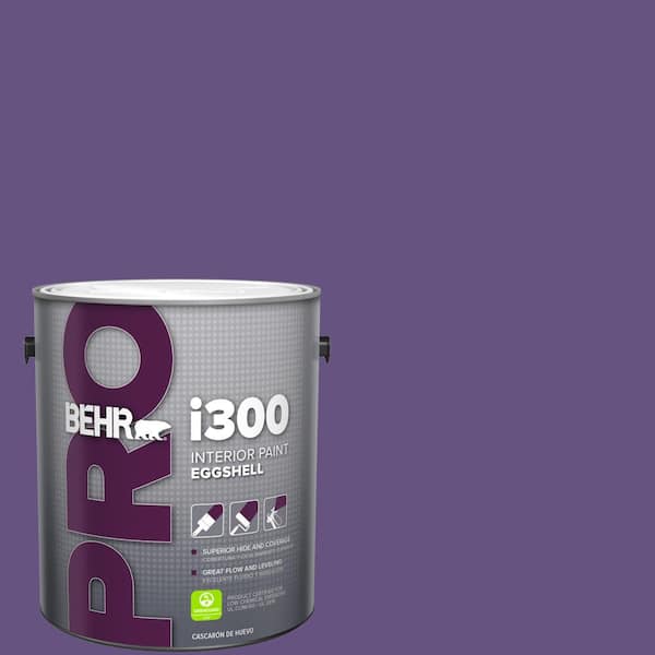 BEHR PRO 1 gal. #HDC-MD-25 Virtual Violet Eggshell Interior Paint