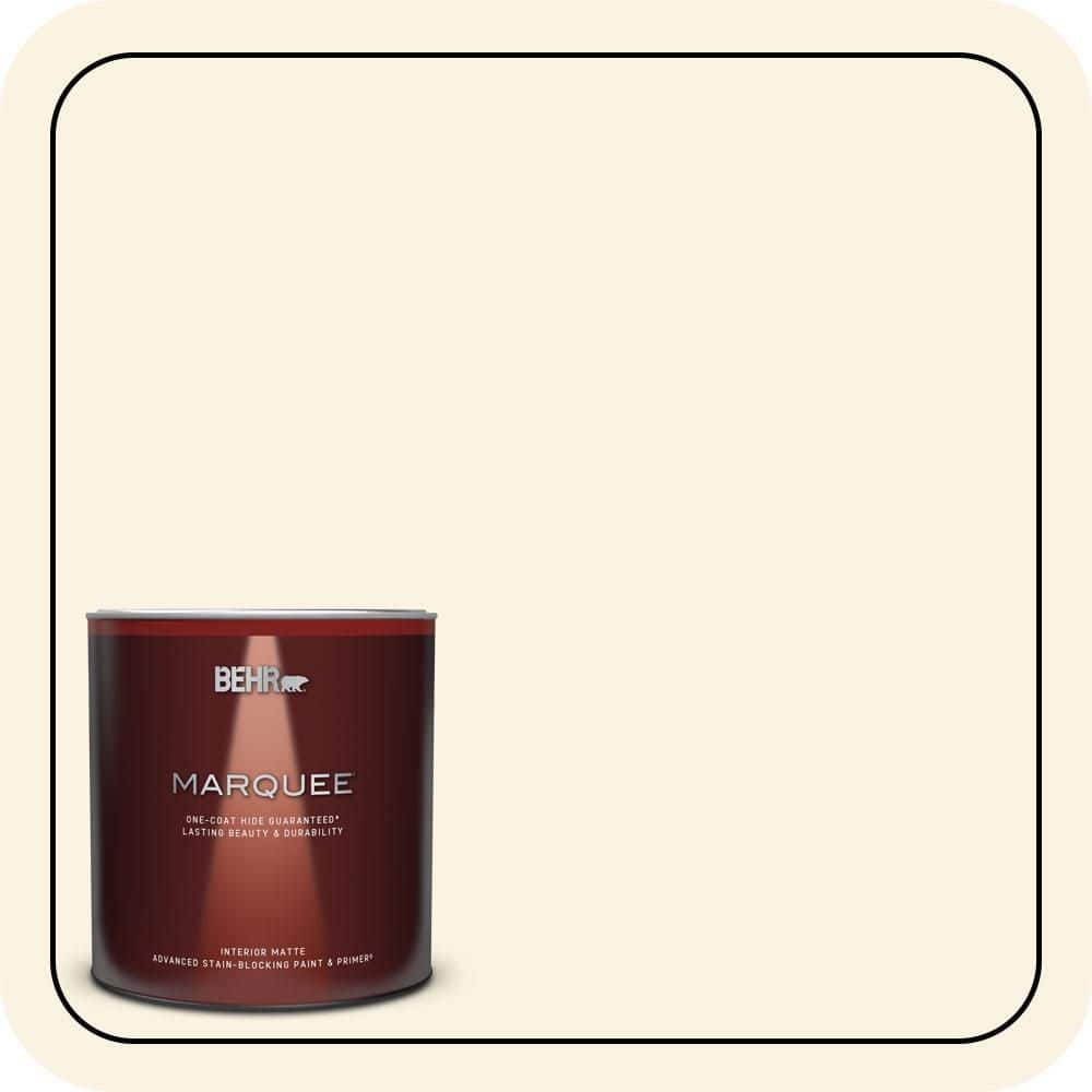 1 qt. #W-D-710 Creamy White Matte Interior Paint & Primer price history on PriceWatchPro