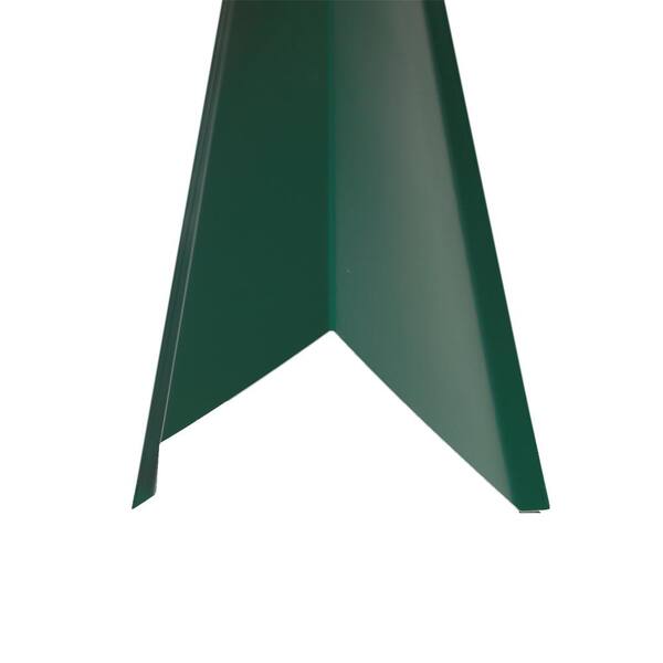 Metal Sales 6.3 in. x 10.5 ft. Forest Green Steel Gable Trim Drip Edge