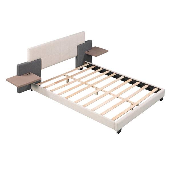 Hereth upholstered deals storage platform bed