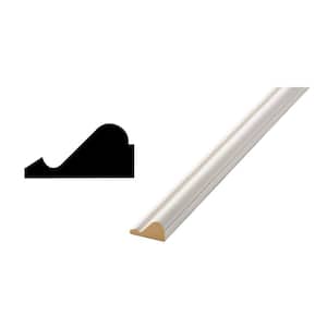 WM 163 - 11/16 in. x 1-3/8 in. Primed Finger-Jointed Base Cap Molding