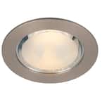 Lot of 4 Commercial Electric K37BN 3 in LED Brushed Nickel Recessed Lighting Kit