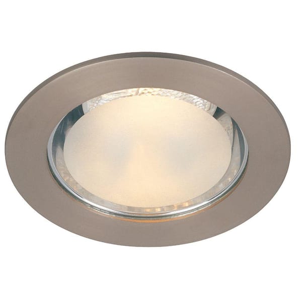 Commercial Electric 4 in. Brushed Nickel Shower Recessed Can Light