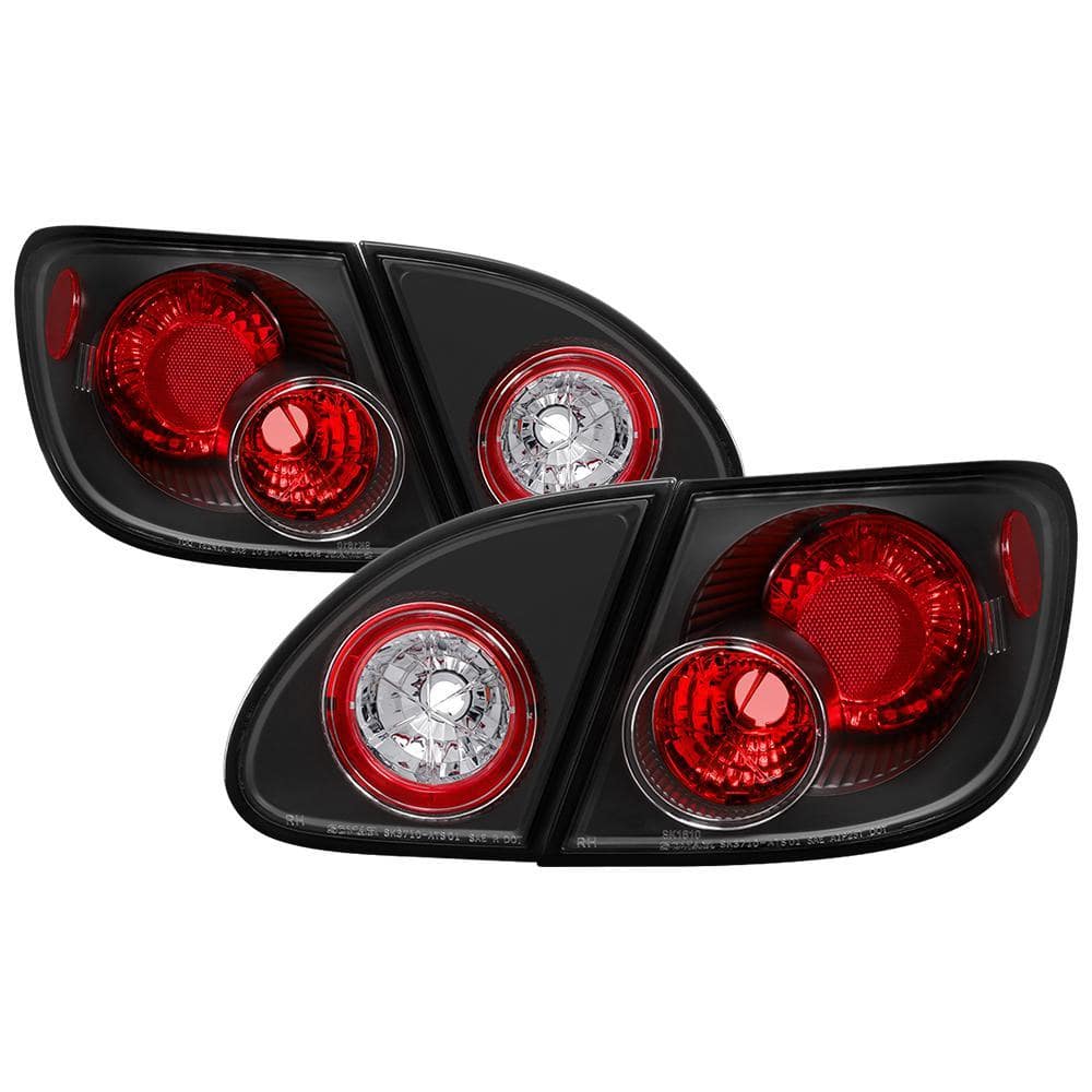 Toyota Corolla 03-08 Euro Style Tail Lights - Black price history on PriceWatchPro