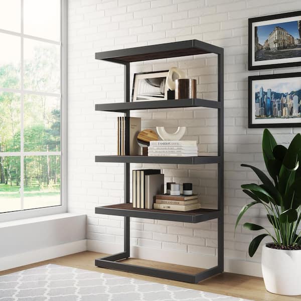 https://images.thdstatic.com/productImages/048a6560-a064-5f54-9450-32c57b2cc56d/svn/distressed-charcoal-brown-simpli-home-bookcases-bookshelves-axcern-12-dcb-31_600.jpg