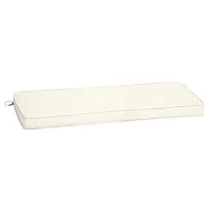 ProFoam 18 in. x 46 in. Sand Cream Rectangle Outdoor Bench Cushion