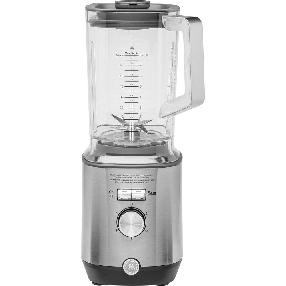 GE 64-oz. 5-Speed Stainless Blender with Personal Cups - The Home