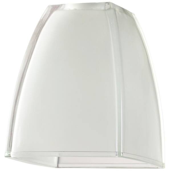 Westinghouse 6 in. Glazed Ice Cubic Dome Shade with 2-1/4 in. Fitter and 5 in. Width