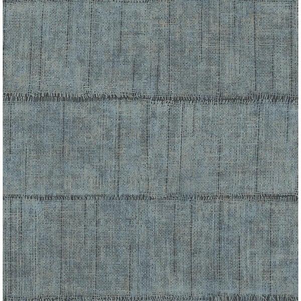 Advantage Blake Denim Texture Stripe Paper Non-Pasted Textured Wallpaper