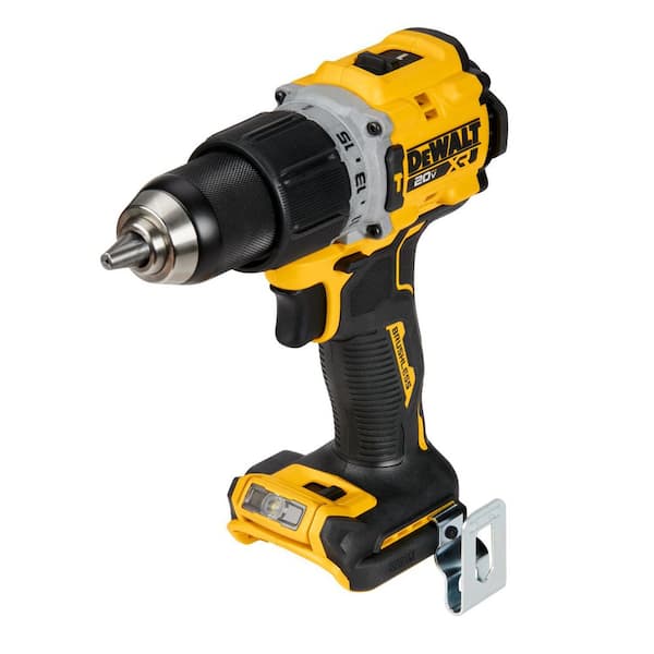 DEWALT 20V Lithium-Ion Compact Cordless 1/2 in. Hammer Drill with 6.0 Ah Battery Pack and Charger Kit DCD805BWDCB206C