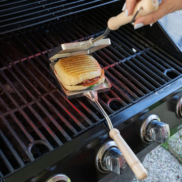 KINGS COUNTY TOOLS 10-Inch Sandwich Maker Press GW39A04-02 - The