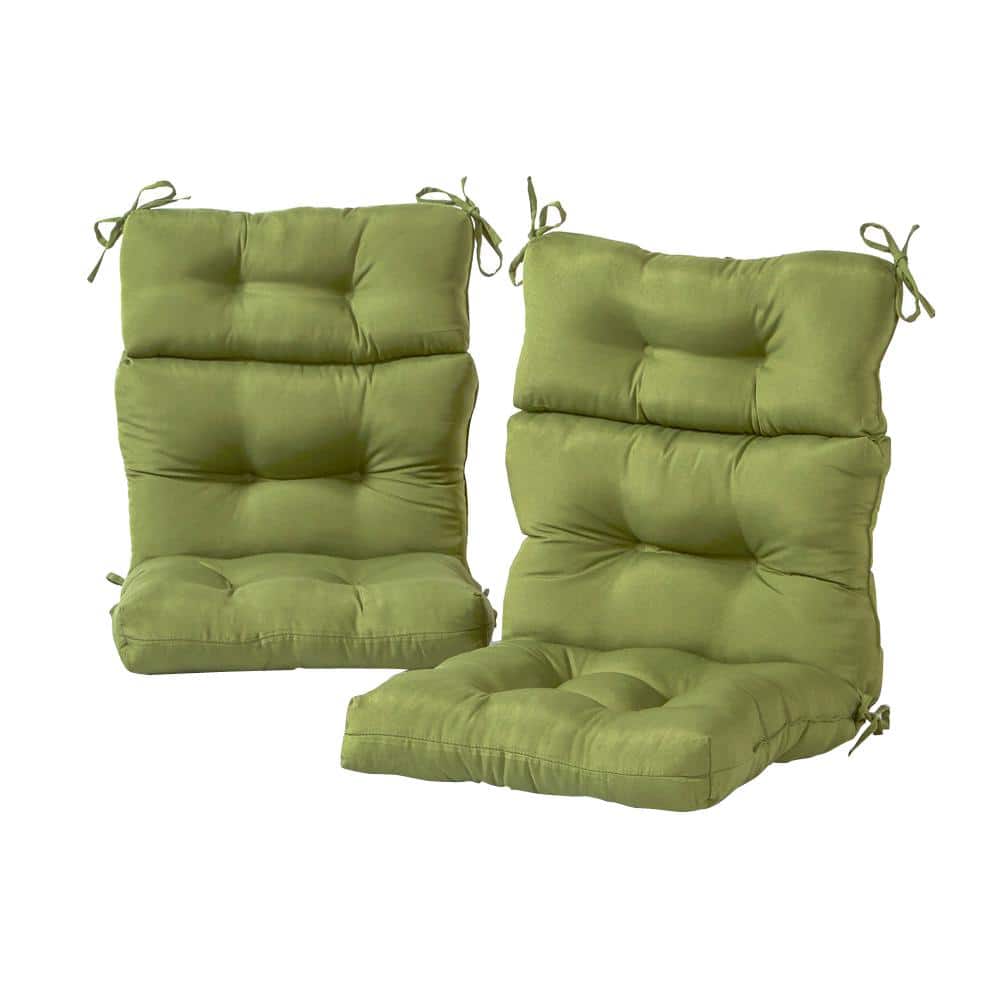 Classic Accessories 21 in. W x 19 in. D x 22.5 in. H Square Seat Back Patio Chair  Cushion in Soft Beige, Stripe 62-280-010301-EC - The Home Depot