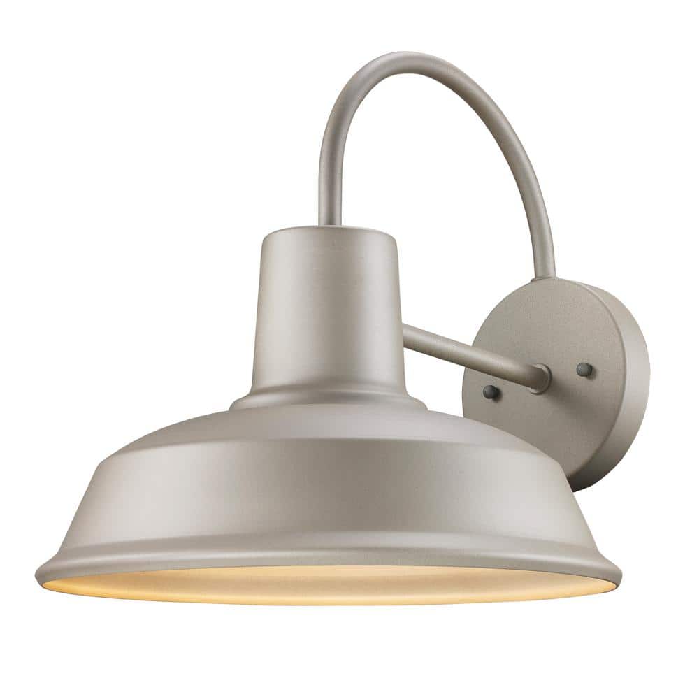 Tacoma 1-Light Silver Farmhouse Outdoor Barn Light Wall Sconce price history on PriceWatchPro