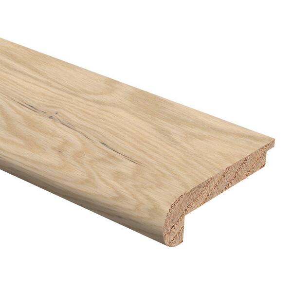 Zamma Tinted Tea Oak 5/16 in. Thick x 2-3/4 in. Wide x 94 in. Length Hardwood Stair Nose Molding Flush