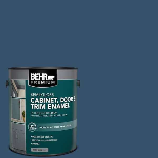 1 gal. #MQ5-58 Velvet Rope Semi-Gloss Enamel Interior/Exterior Cabinet, Door & Trim Paint
