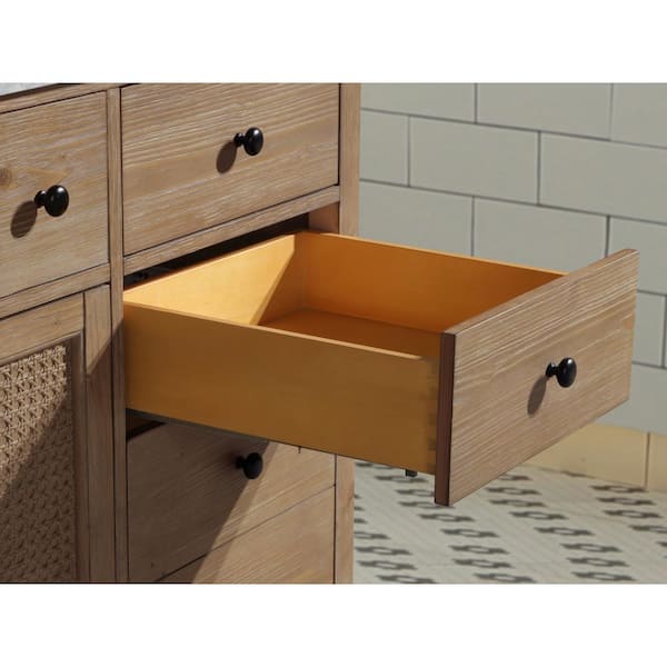 Annieページ Ari Kitchen and Bath Annie 60 in. W x 22 in. D x 34.5 in. H