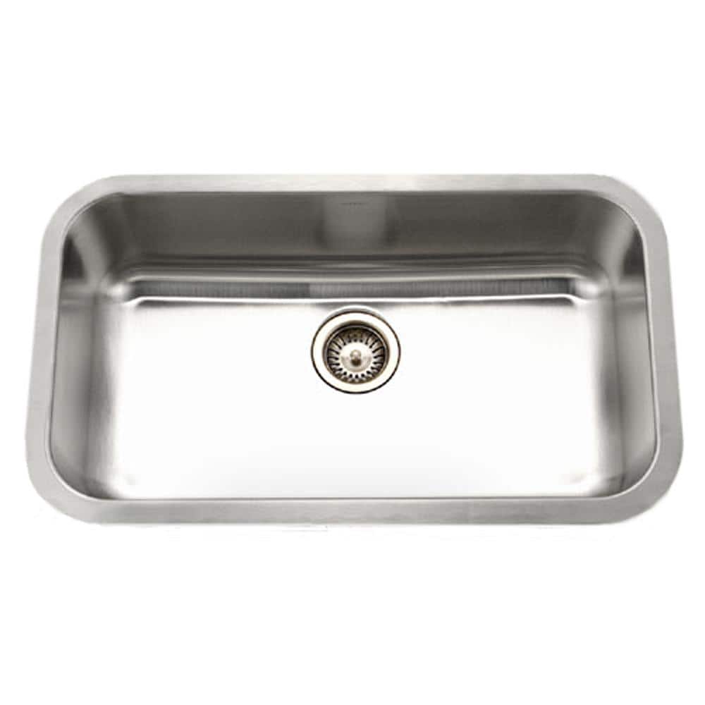 Large Stainless Steel Undermount Single Bowl Kitchen Sink