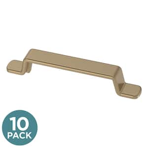 Uniform Bends 3-3/4 in. (96 mm) Modern Champagne Bronze Cabinet Pulls (10-pack)
