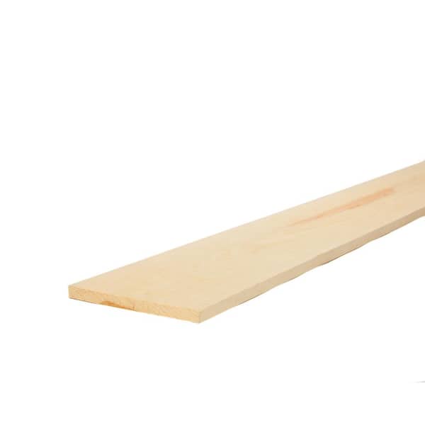 Unbranded 1 in. x 10 in. x 8 ft. Select Kiln-Dried Pine Whitewood Common Softwood Board