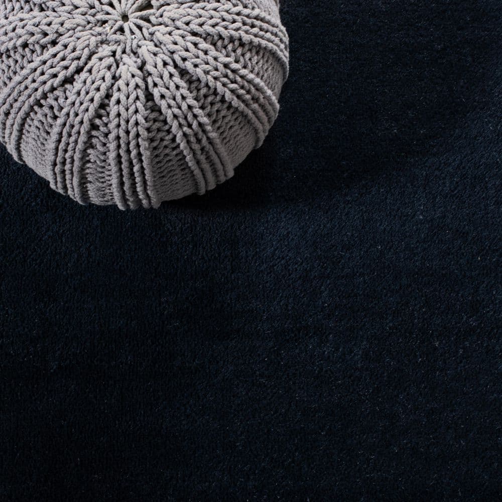 Himalaya Black Hand Tufted Wool Runner Rug